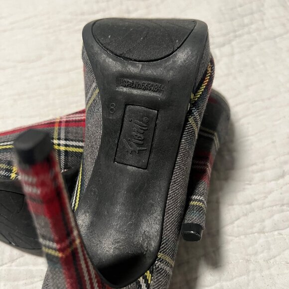 Fioni Women's Plaid Pointed Toe Stiletto Pumps Size 8 Multicolor - Picture 7 of 8